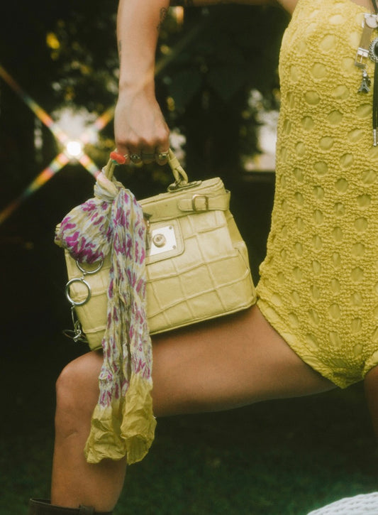 chartreuse handbag